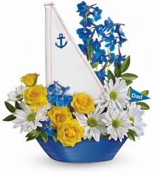 Captain Carefree Bouquet from Clifford's where roses are our specialty